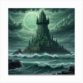 Castle In The Sea 2 Canvas Print