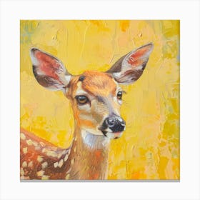 Fawn painting 4 Canvas Print