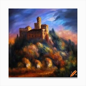 Castle On The Hill Canvas Print