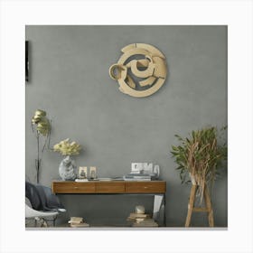 Modern Living Room 2 Canvas Print