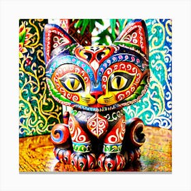 Chinese Cat Canvas Print