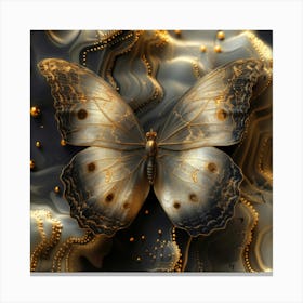 Gold Butterfly 1 Canvas Print