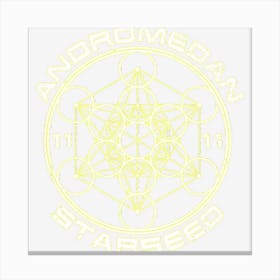 Andromedan Starseed Sacred Geometry Canvas Print