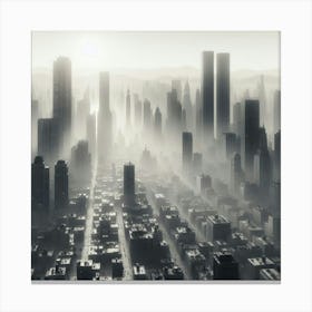 Futuristic Cityscape 16 Canvas Print