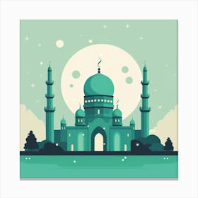 Islamic Mosque 3 Canvas Print