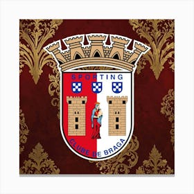 S.C. Braga Logo Wall Art 9 Canvas Print