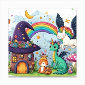 Fairy House 1 Canvas Print