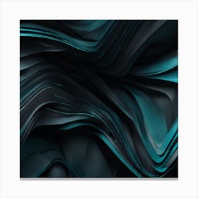 Abstract Flowing Liquid Canvas Print