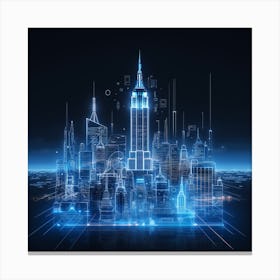 New York City 4 Canvas Print