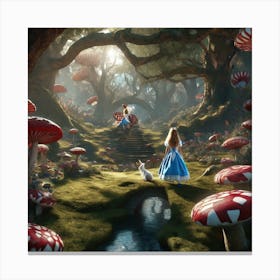 Alice In Wonderland 1 Canvas Print