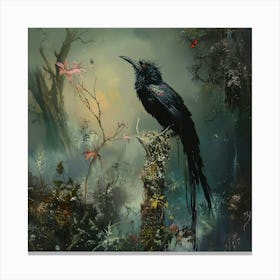 The Lonely Crow Canvas Print