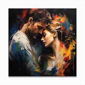 Love Couple Canvas Print