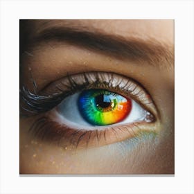 Rainbow Eye 1 Canvas Print