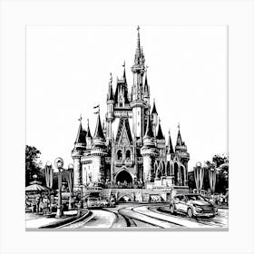 Cinderella Castle 1 Canvas Print