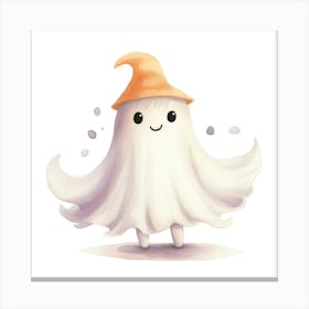 Cute Ghost 1 Canvas Print