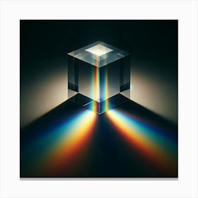 Rainbow Cube Canvas Print