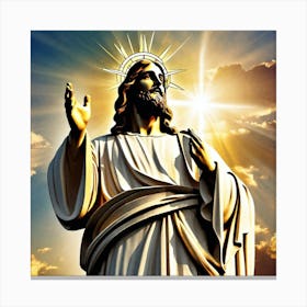 Jesus Statue 1 Canvas Print