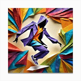 Origami Art 15 Canvas Print