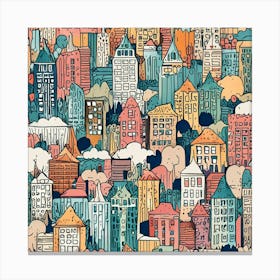 City Skyline Canvas Print