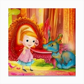 Fairy Tale Princess 1 Canvas Print