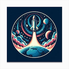 Space Shuttle Canvas Print