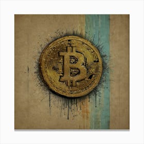 Bitcoin 1 Canvas Print