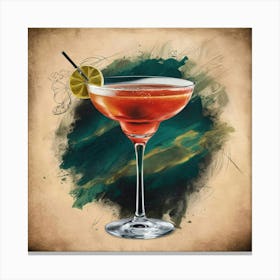 Martini 8 Canvas Print