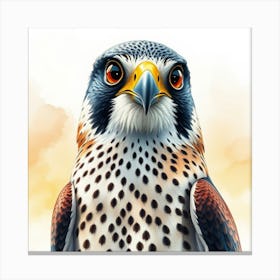 Majestic Peregrine Falcon Canvas Print