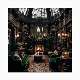 Library 9 Canvas Print