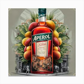 A Stunning Illustration Of A Giant Aperol Bottle W Zgrefeklqwqkiwrb Ov60a 4jhf4ls3qbynowlmwu8qhw Canvas Print