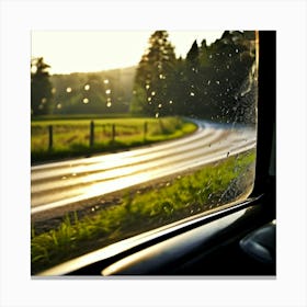 Swedish Road Canvas Print