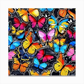 Colorful Butterflies 47 Canvas Print