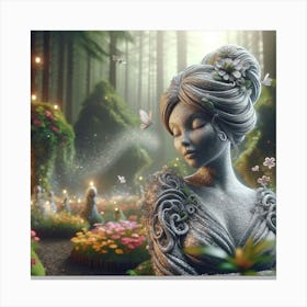 Fairy In The Forest 1 Canvas Print