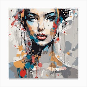 Abstract Painting Canvas Print