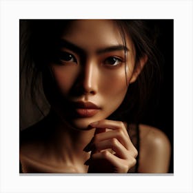 Asian Beauty Canvas Print