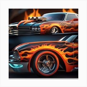 Hot Rod Car Canvas Print