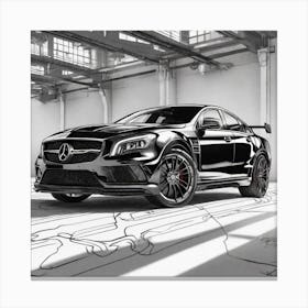 Mercedes Benz Gls Canvas Print