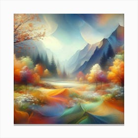 Autumn Landscape Canvas Print