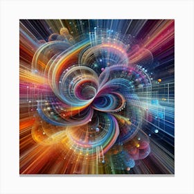 Abstract Fractal Art Canvas Print