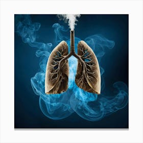 Lungs Stock Videos & Royalty-Free Footage 21 Canvas Print