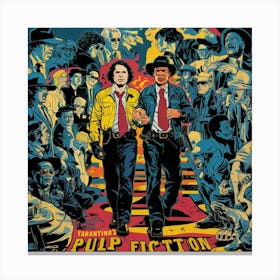 Pulp Fiction Print Art 3 Canvas Print