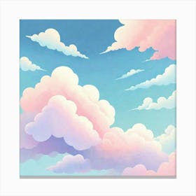 Clouds In The Sky 2 Canvas Print