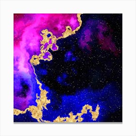 100 Nebulas in Space with Stars Abstract n.102 Canvas Print