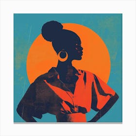 Afro-American Woman 30 Canvas Print