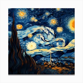 Stellar Strokes Canvas Print