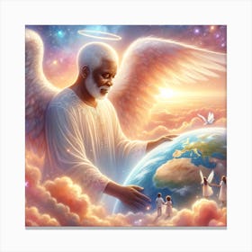 Angel Of The World Canvas Print