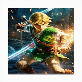 Legend Of Zelda Link 1 Canvas Print