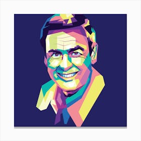 Bob Barker 1923 Wpap Canvas Print