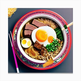 Asian Ramen Canvas Print