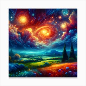 Starry Sky 1 Canvas Print